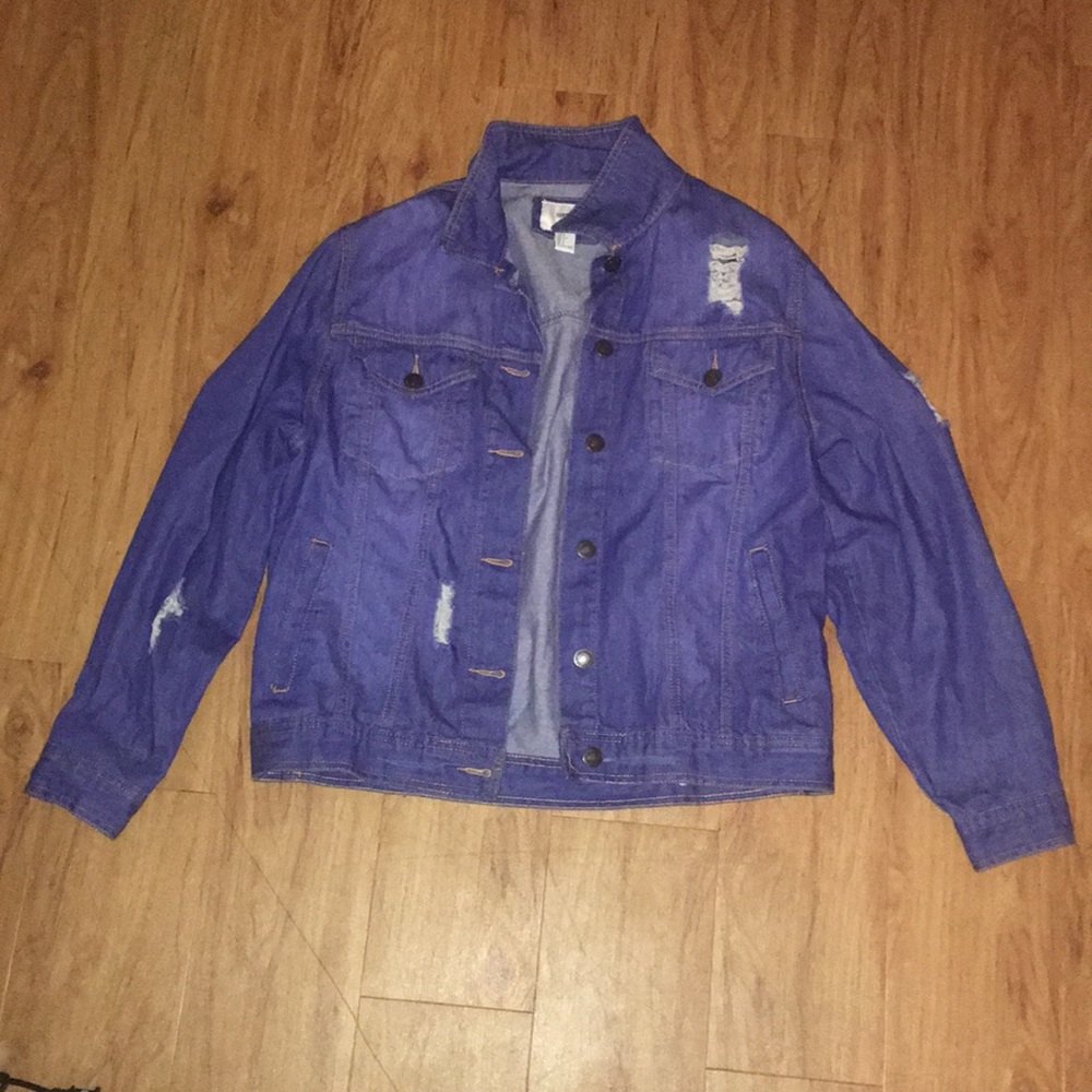 Ripped Jean Jacket